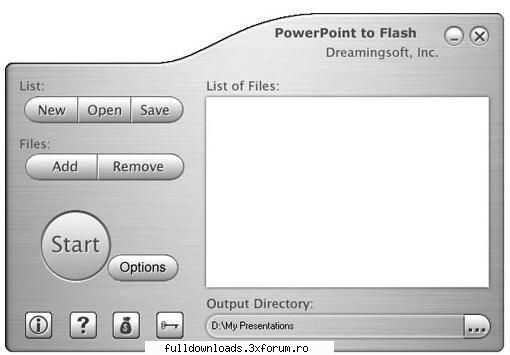 powerpoint to flash enables you to transfer bulk powerpoint into flash, the world's most popular