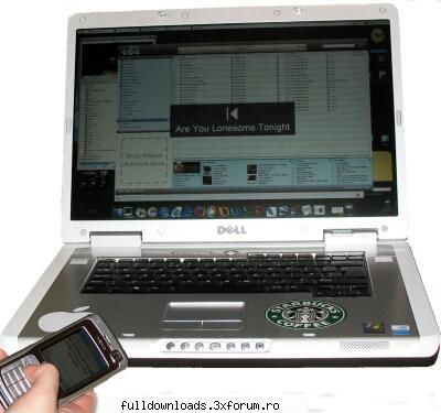 with this you can control your computer from your mobile phone, actually seeing the computer desktop