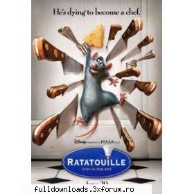 remy is a rat, constantly risking life in an expensive french restaurant because of his love of good