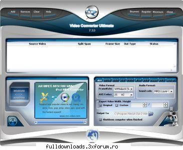 A-Z Video Converter Ultimate v7.53 - A-Z video converter ultimate converts your videos - Programe noi
