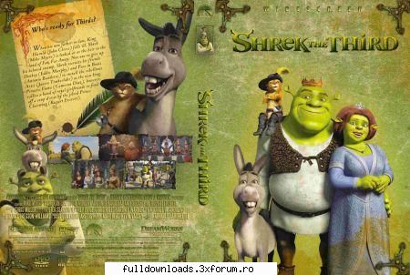 Shrek the Third (Dvdrip 2007) - Info: Trailer: Rapidshare Links: 5% Recovery - Animatie