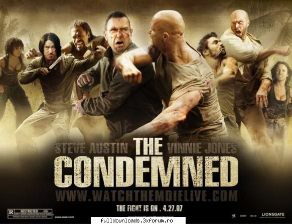 The Condemned (2007) DvDrip [Eng]-aXXo - Info: Download: sau - Actiune