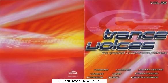 playlist: 
disc 1 
01. cascada - truly madly deeply (2:55) 
02. scooter - lass uns tanzen (3:41)